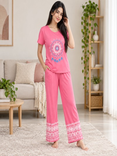 Ladies Wear Premium cotton Suit pink