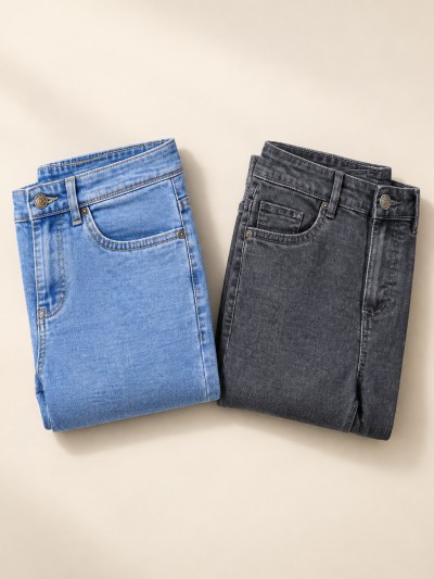 Boss Jeans Pant Sky & As 2pcs combo