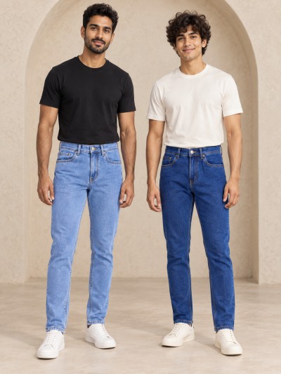 Boss Jeans Pant Deep & sky 2pcs  combo
