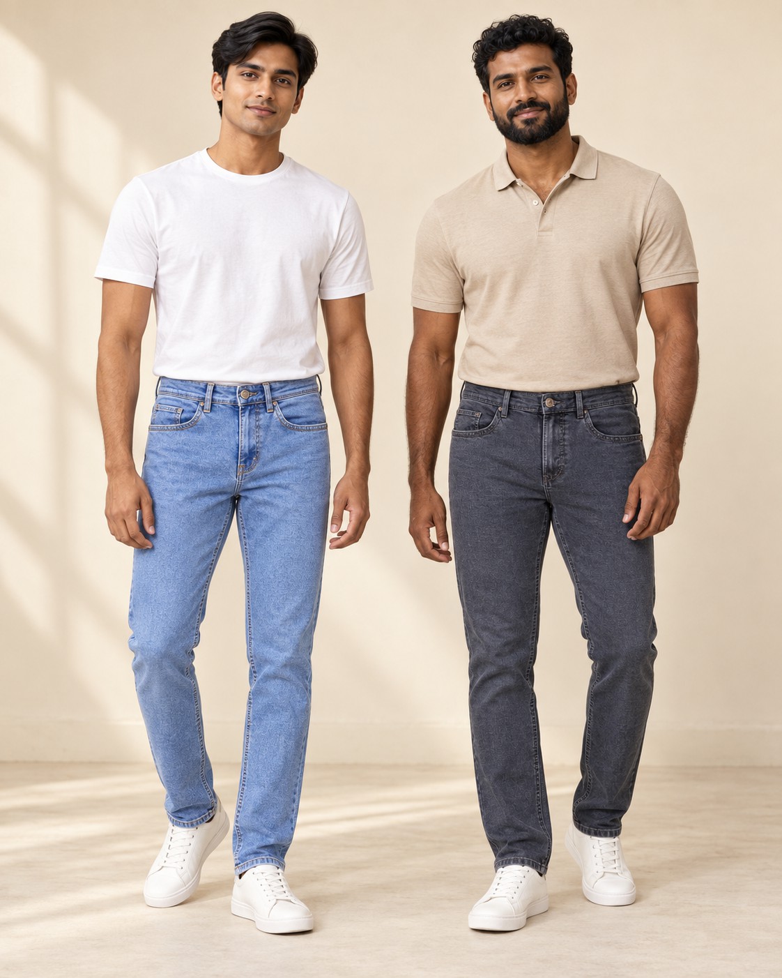 Boss Jeans Pant Sky & As 2pcs combo