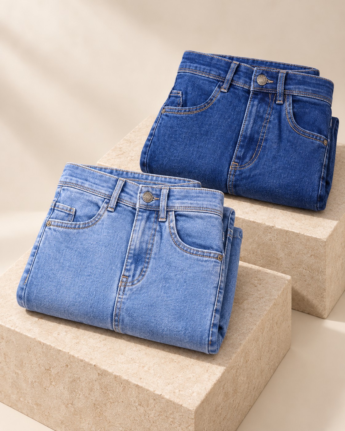 Boss Jeans Pant Deep & sky 2pcs  combo