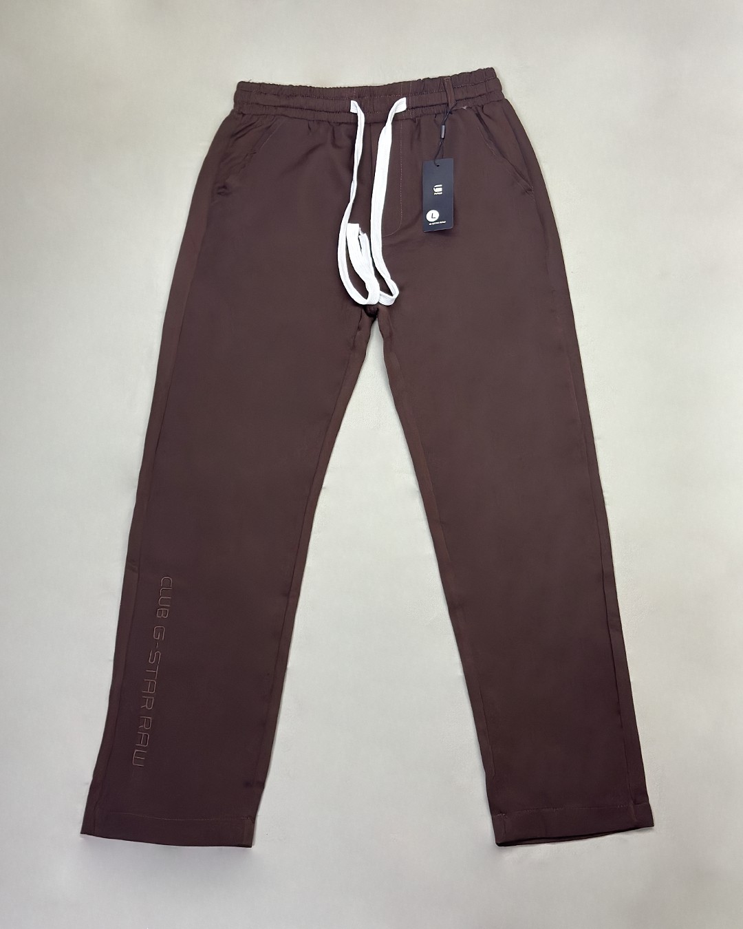 korean Club Baggy Trouser Club G Star Black & Coffee