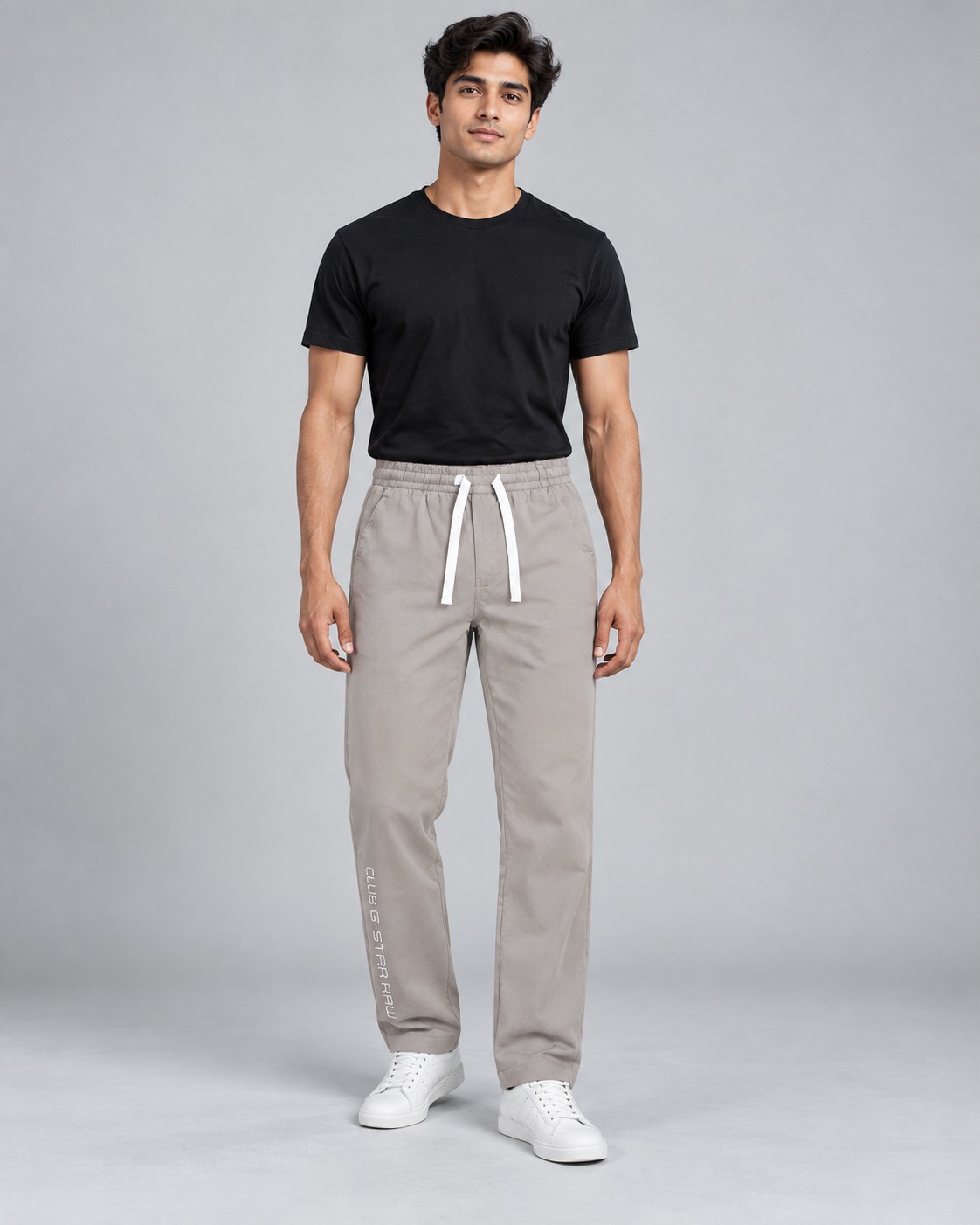 korean Club Baggy Trouser Club G Star Black & Ash