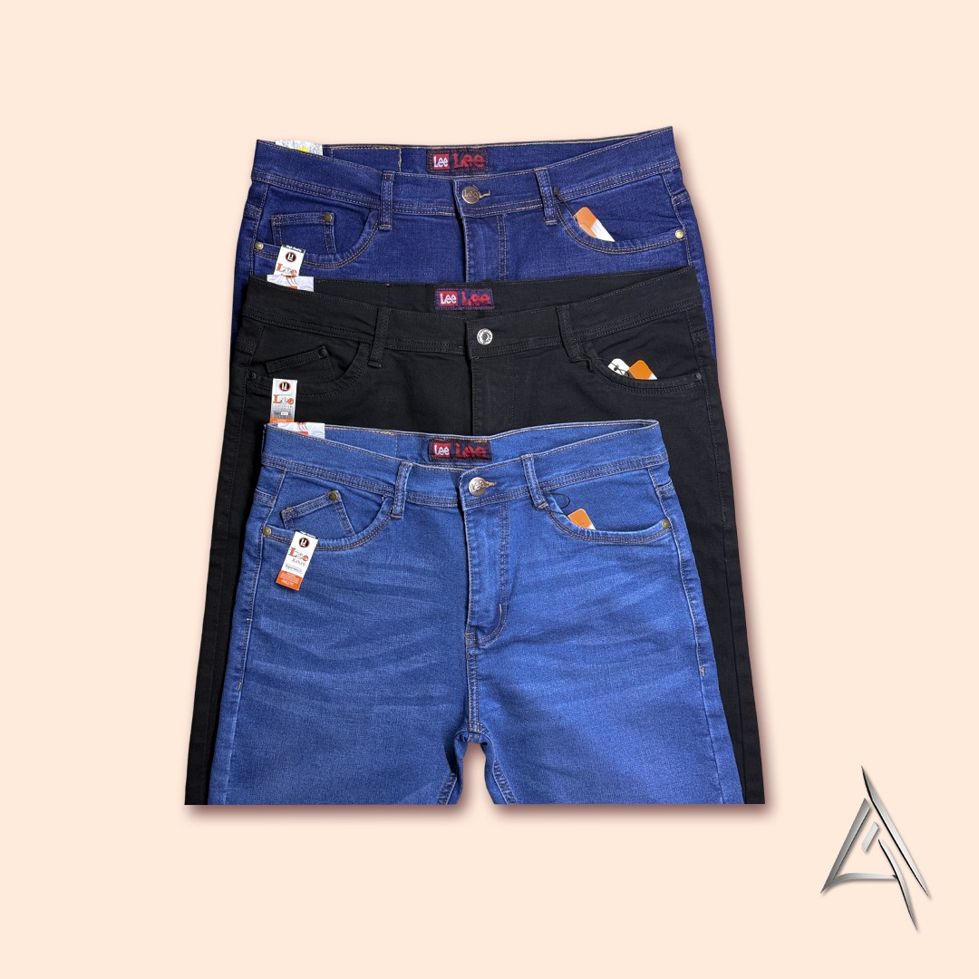 lee jeans pant slim fit 3pcs combo