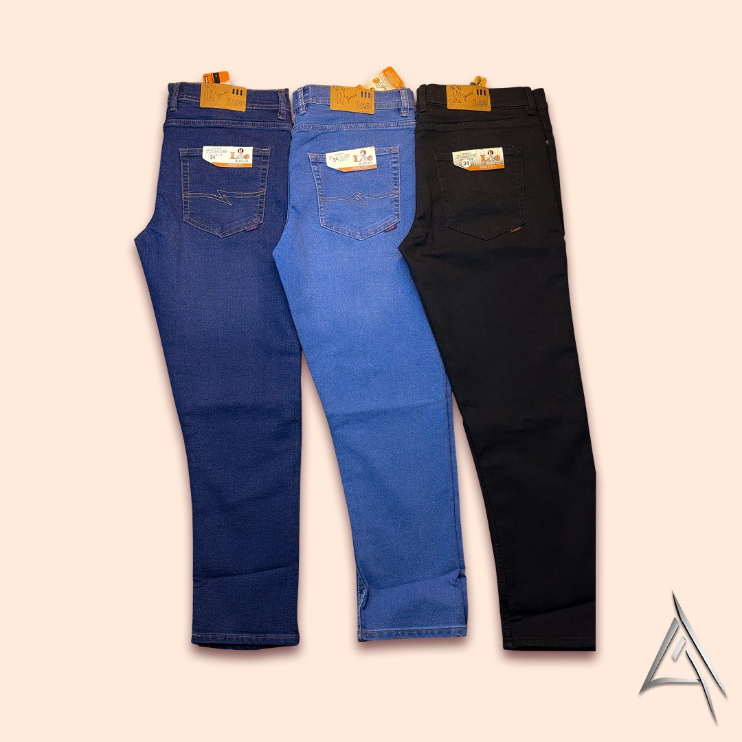 lee jeans pant slim fit 3pcs combo